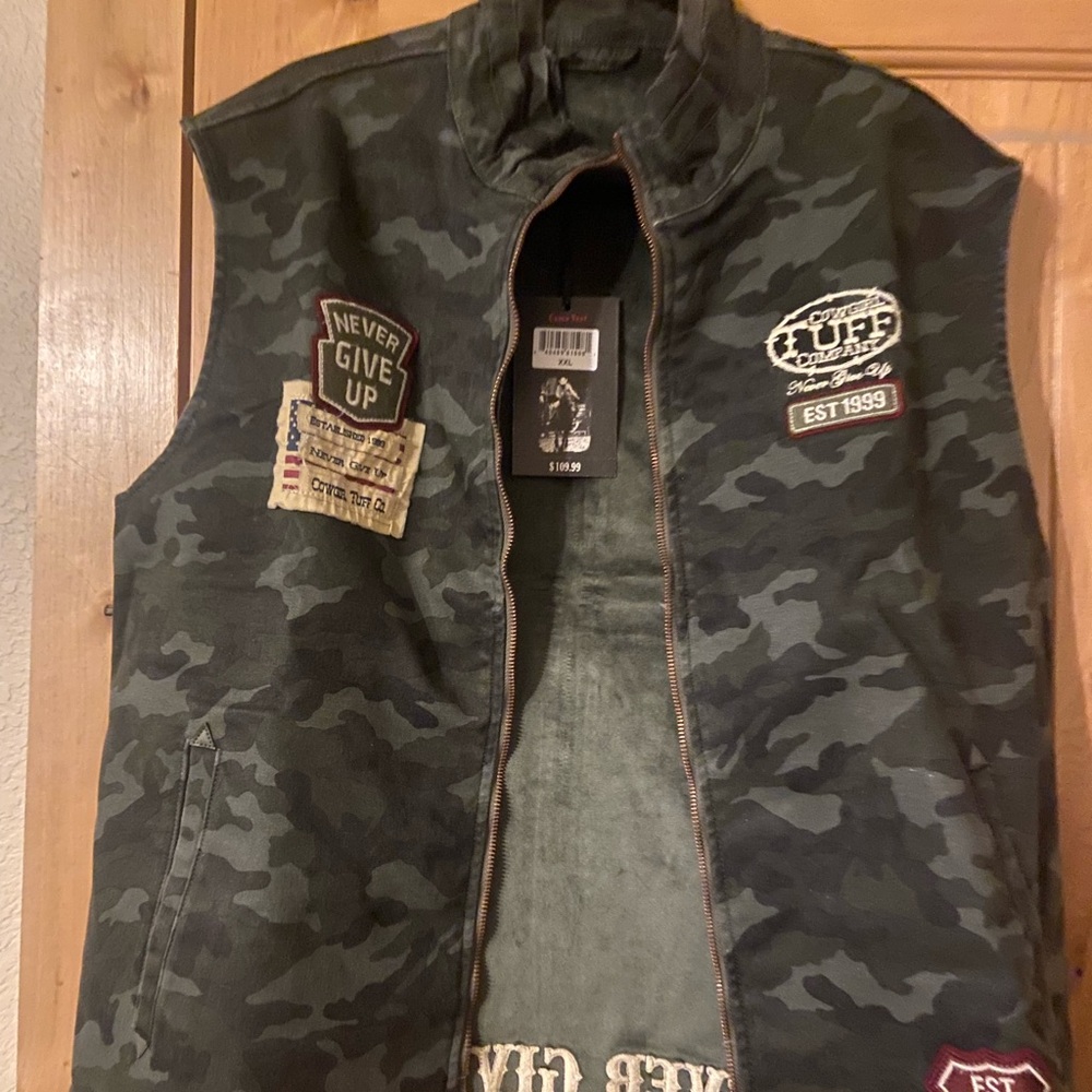 COWGIRL TUFF camo vest.